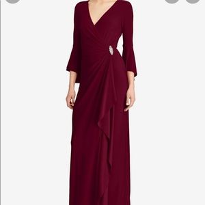 Ralph Lauren knit evening gown